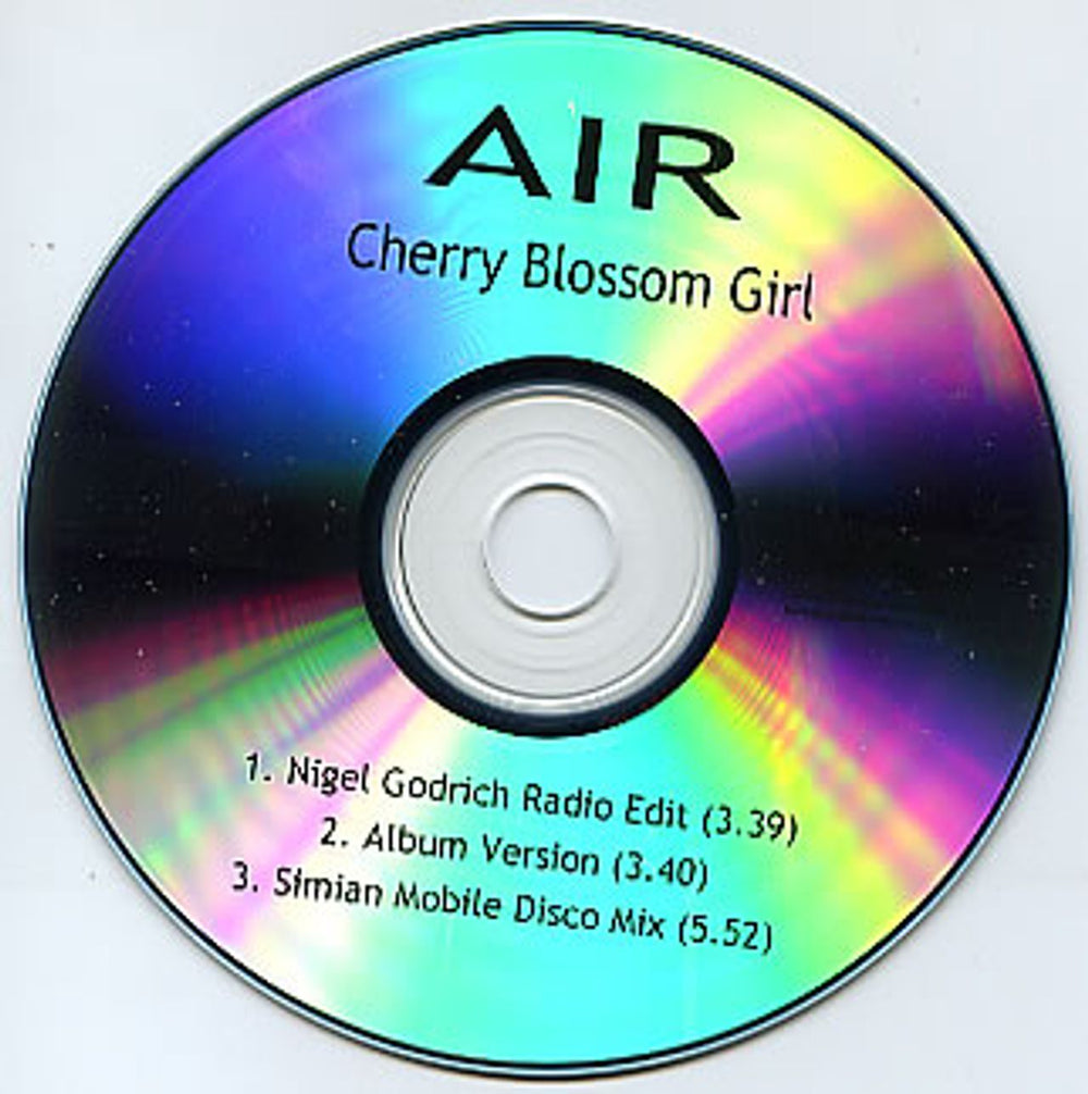 Air (French) Cherry Blossom Girl US Promo CD-R acetate AIRCRCH291942