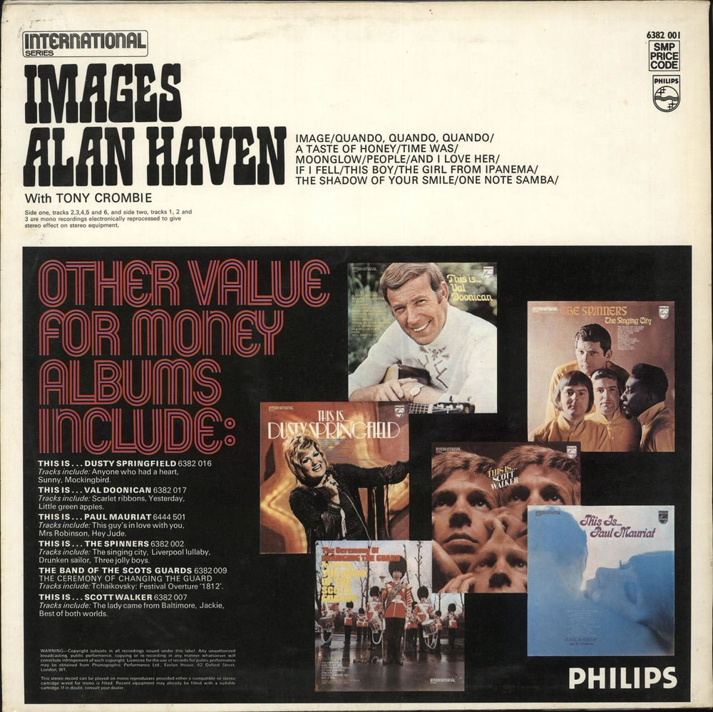 Alan Haven Images UK vinyl LP album (LP record)