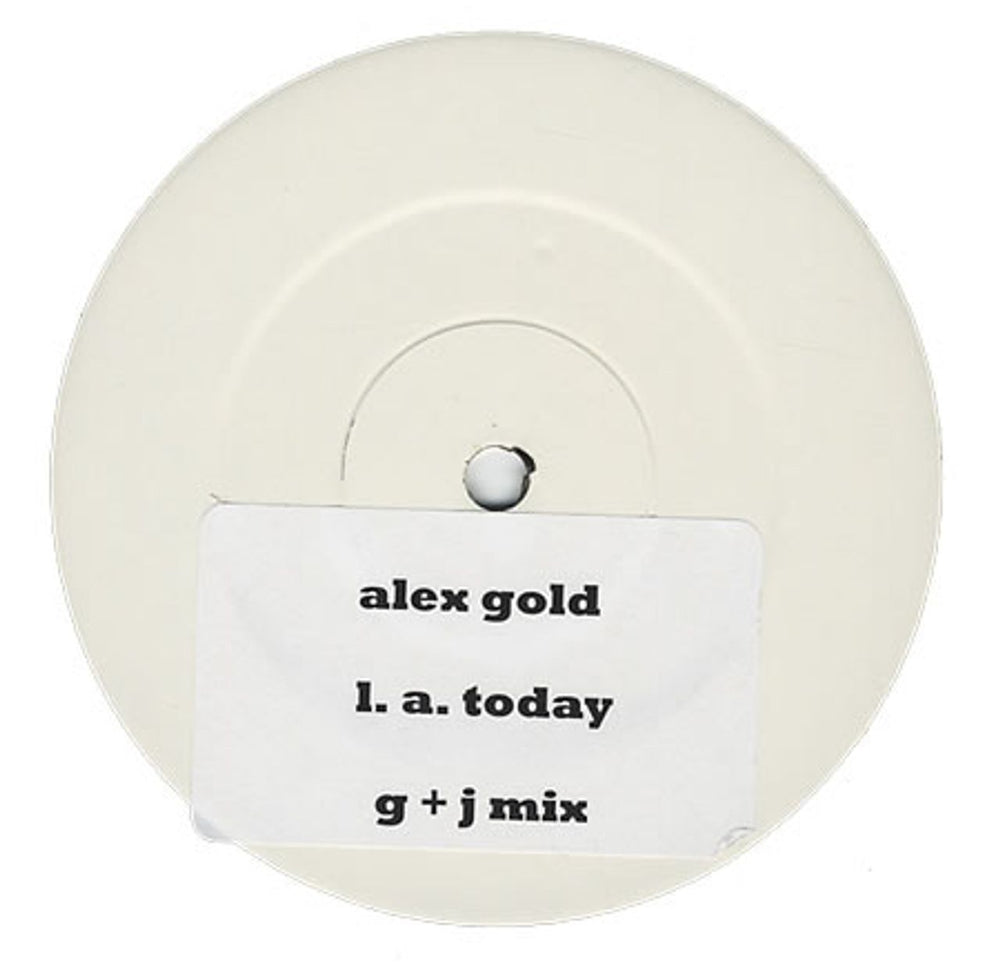 Alex Gold L.A. Today UK Promo 12" vinyl single (12 inch record / Maxi-single) XTRAV3712XP