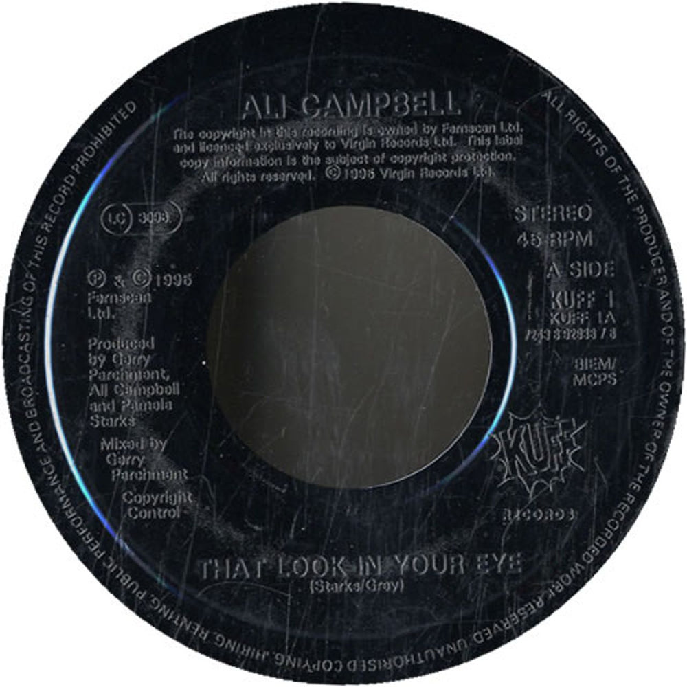 Ali Campbell That Look In Your Eye - Jukebox UK Promo 7" vinyl single (7 inch record / 45) KUFF1