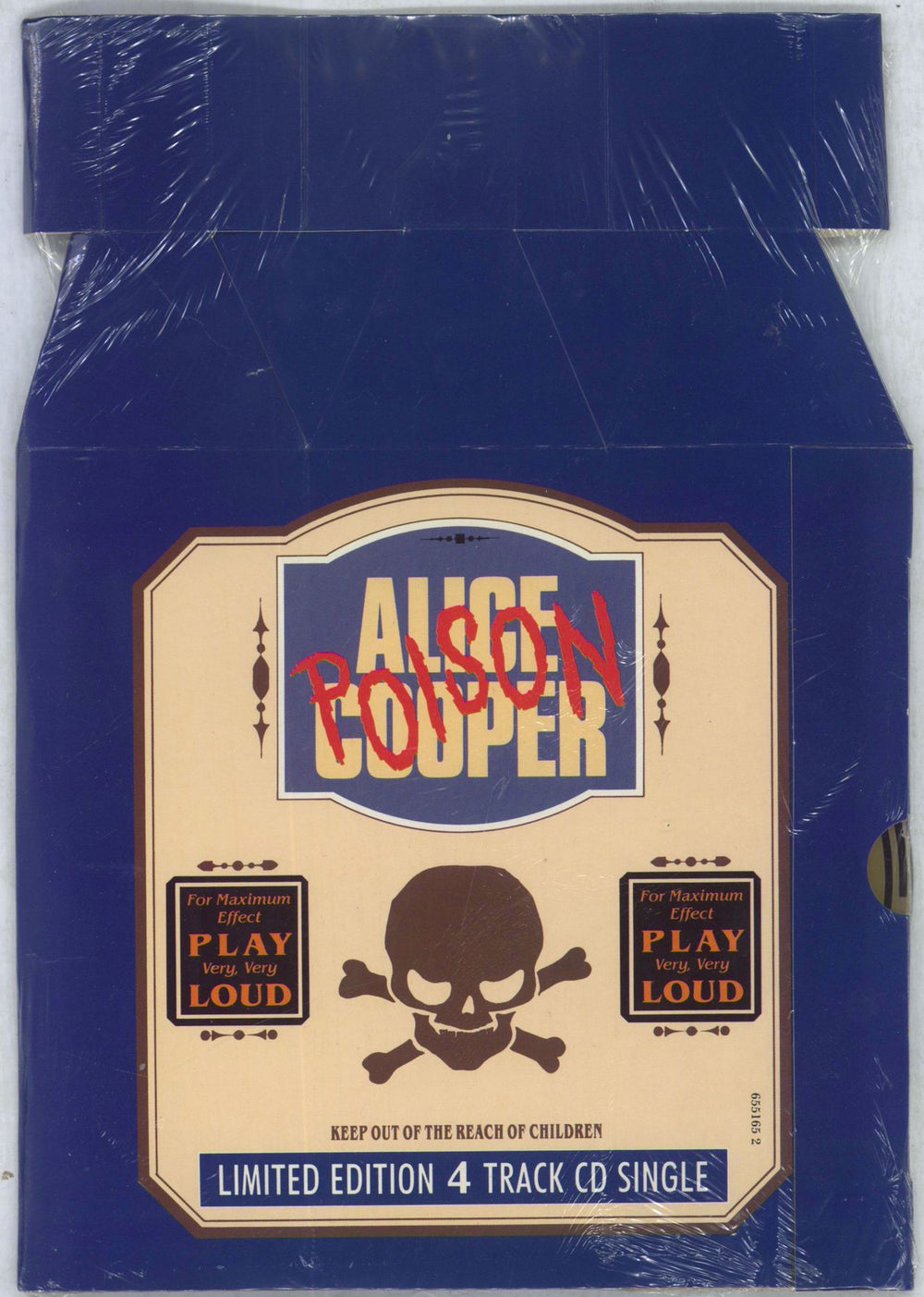 Alice Cooper Poison - Card Bottle Pack - Sealed UK CD single (CD5 / 5") 6551652