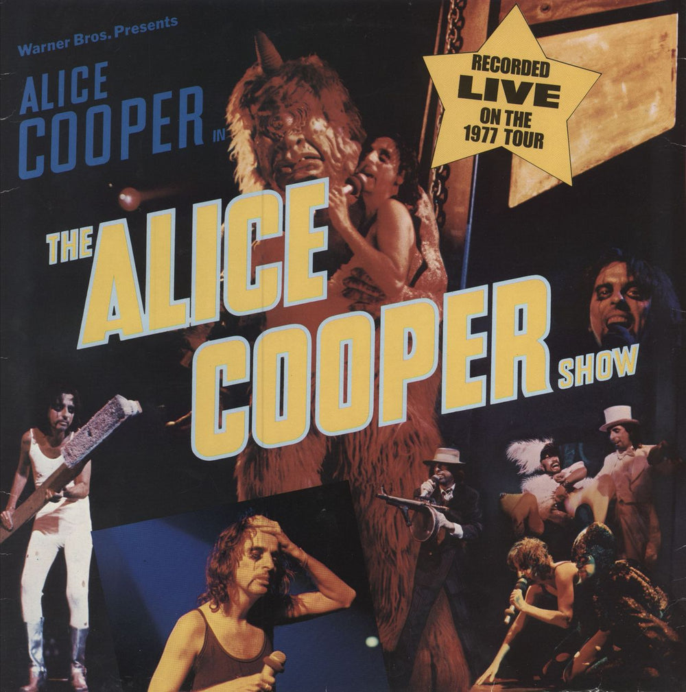 Alice Cooper The Alice Cooper Show - White WB label no Lines German vinyl LP album (LP record) K56439