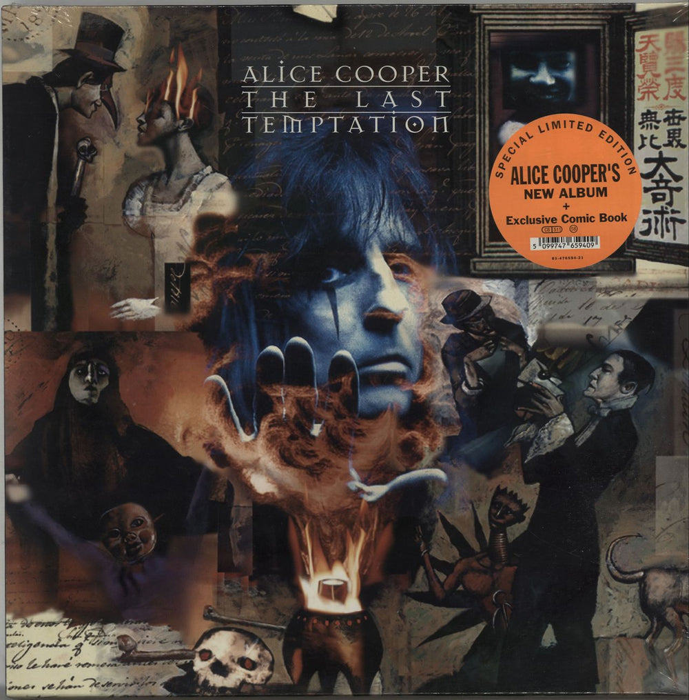 Alice Cooper The Last Temptation - Sealed UK vinyl LP album (LP record) 4765941