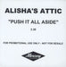 Alisha's Attic Push It All Aside UK Promo CD-R acetate CDR