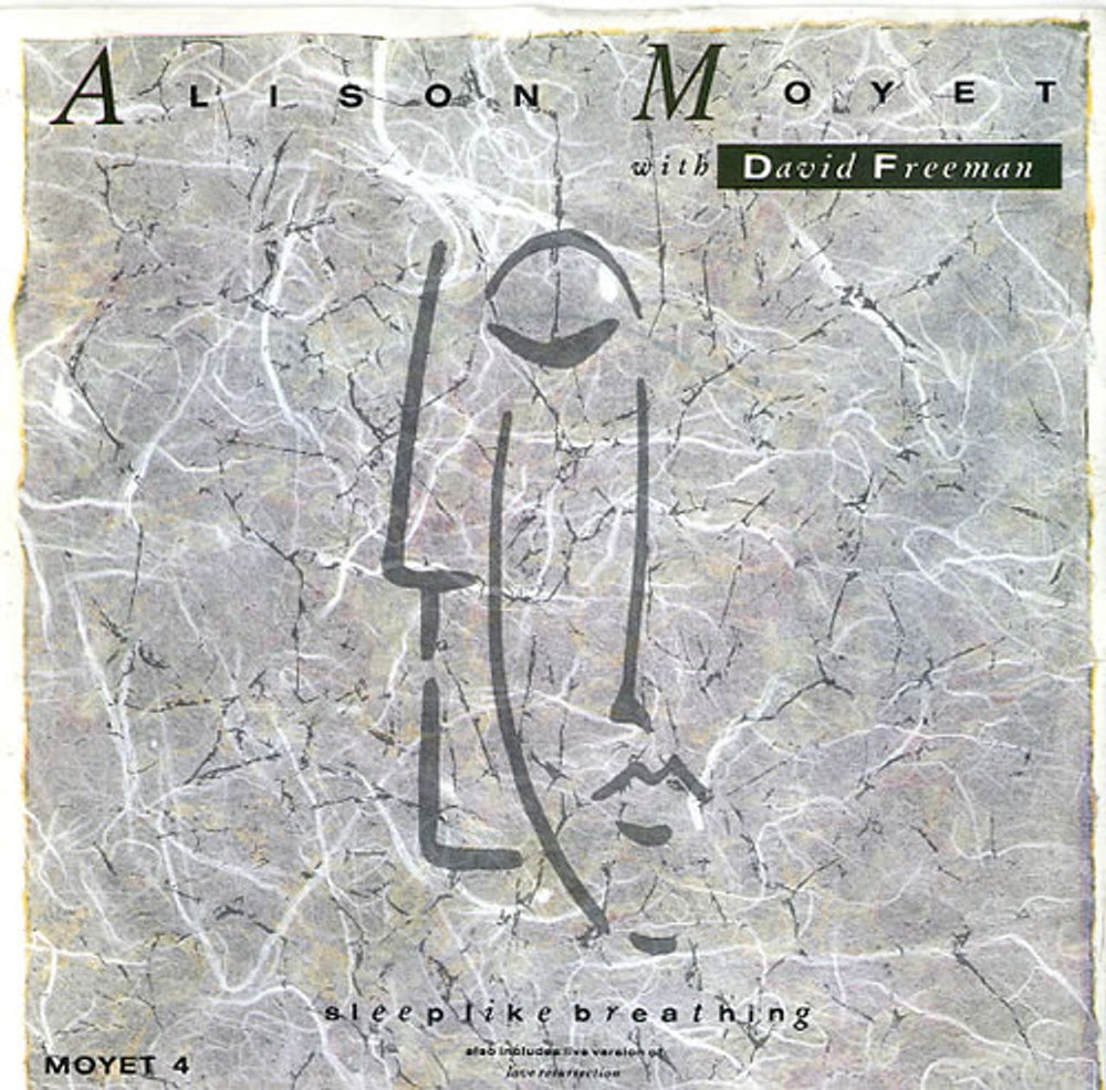 Alison Moyet Sleep Like Breathing UK 7" vinyl single (7 inch record / 45) MOYET4