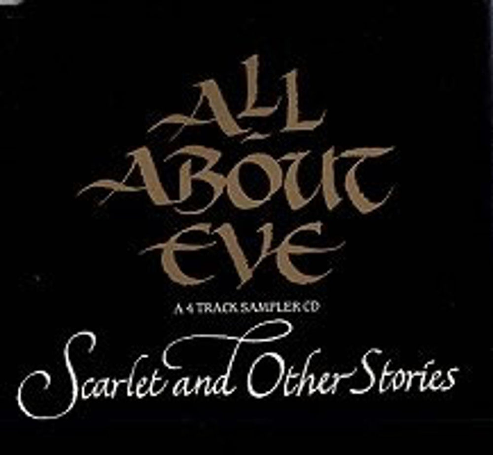 All About Eve Sacrlet And Other Stories Sampler UK Promo CD album (CDLP) AAECD1