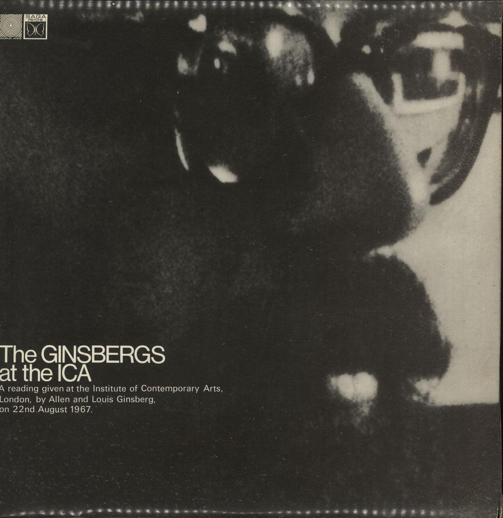 Allen Ginsberg The Ginsbergs At The ICA UK vinyl LP album (LP record) PSY30002