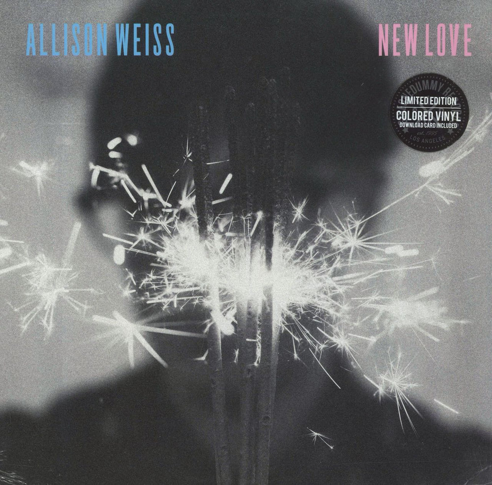 Allison Weiss New Love - Blue Vinyl UK vinyl LP album (LP record) SD1593-1