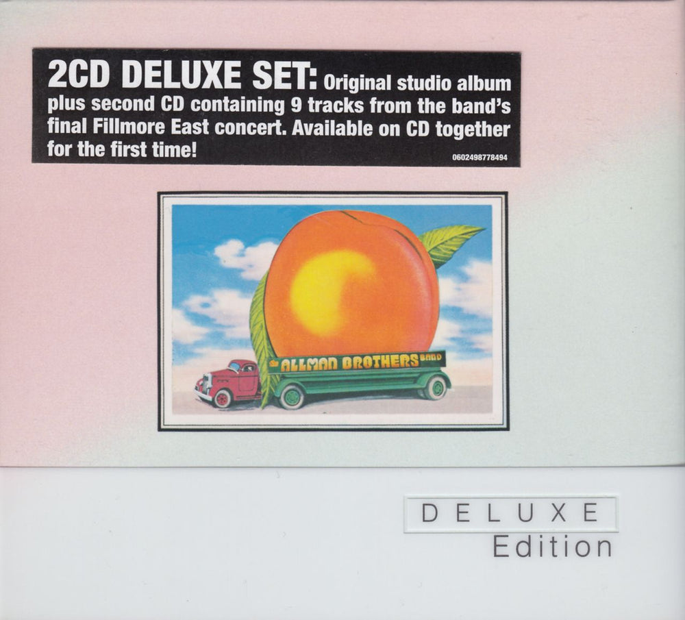 Allman Brothers Band Eat A Peach: Deluxe Edition UK 2 CD album set (Double CD) 9877849