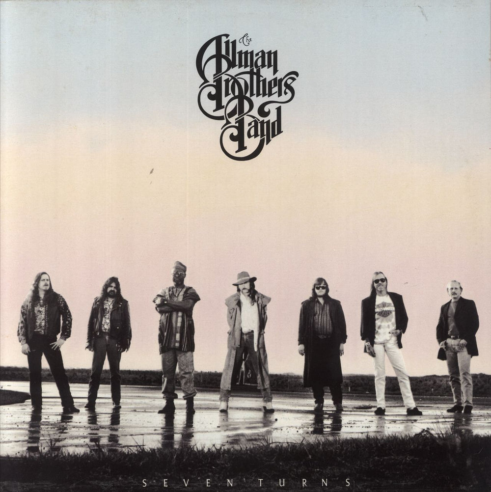 Allman Brothers Band Seven Turns Dutch Promo vinyl LP album (LP record) 4668501