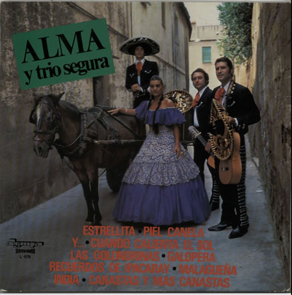 Alma Y Trio Segura Alma Y Trio Segura - Fully Autographed Spanish vinyl LP album (LP record) L-678