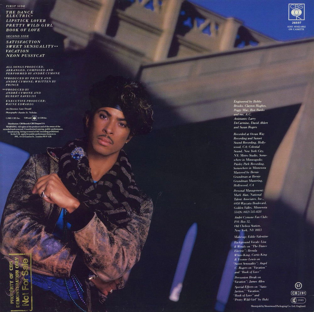 Andre Cymone A.C. UK vinyl LP album (LP record)