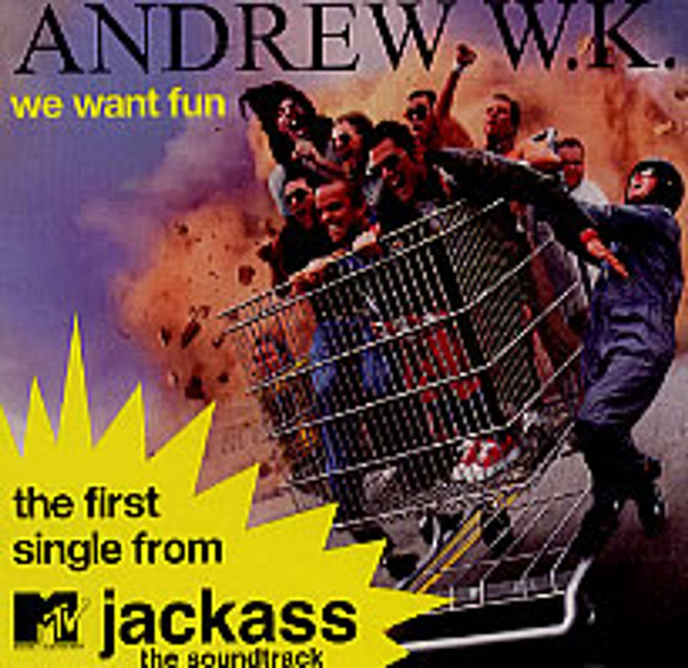 Andrew W.K. We Want Fun US Promo CD single (CD5 / 5") ISLR15680-2