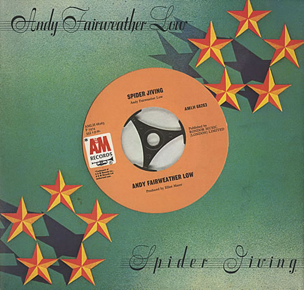 Andy Fairweather-Low Spider Jiving UK vinyl LP album (LP record) AMLH68263