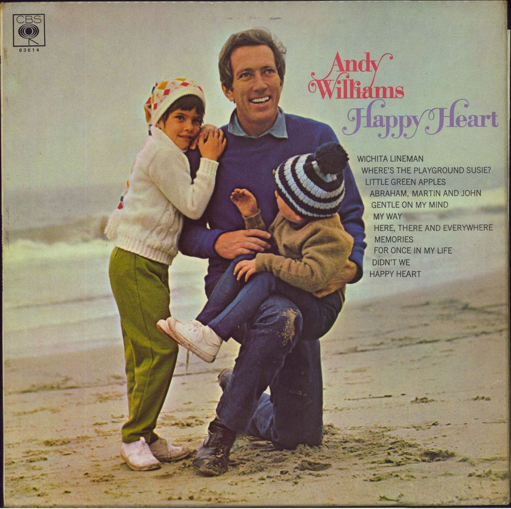 Andy Williams Happy Heart - 1st Mono UK vinyl LP album (LP record) 63614