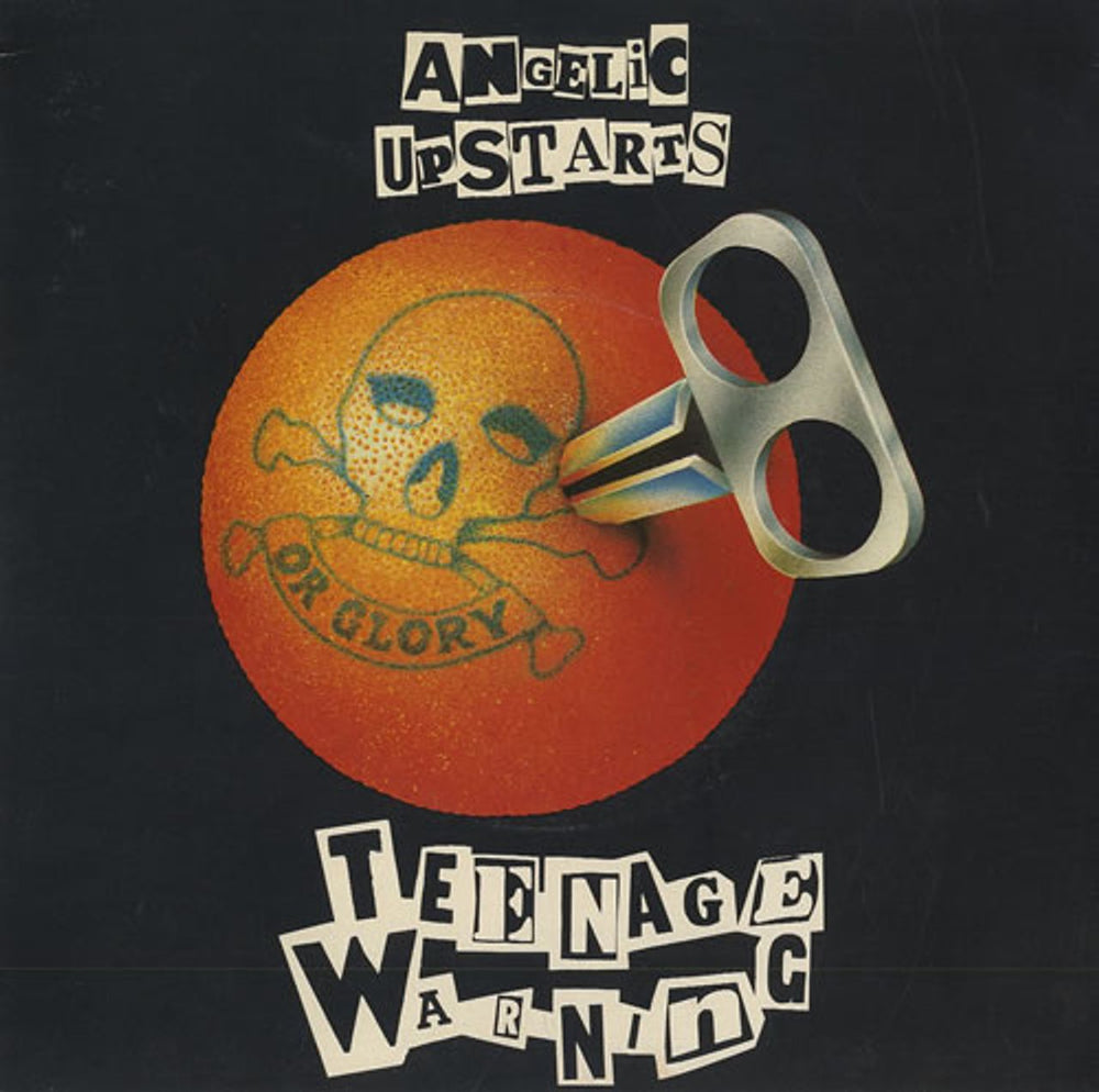 Angelic Upstarts Teenage Warning UK 7" vinyl single (7 inch record / 45) K17426