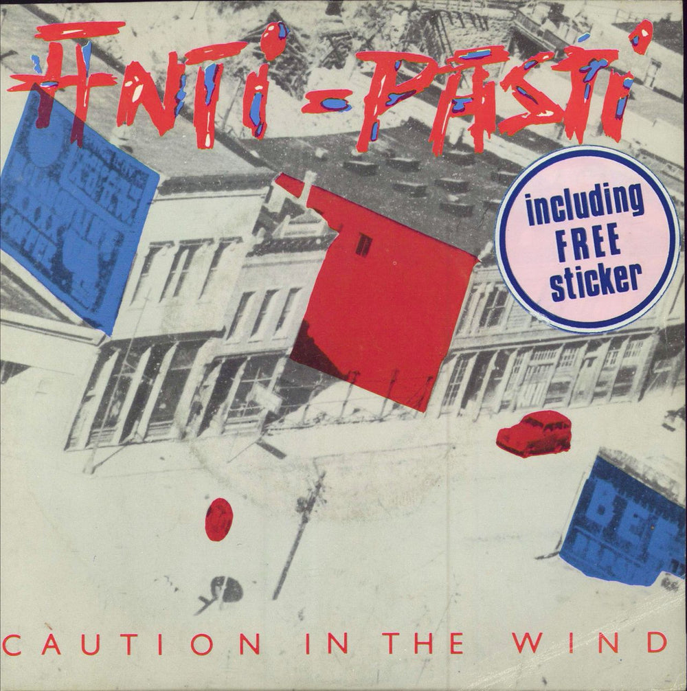 Anti-Pasti Caution In The Wind UK 7" vinyl single (7 inch record / 45) ROUND26