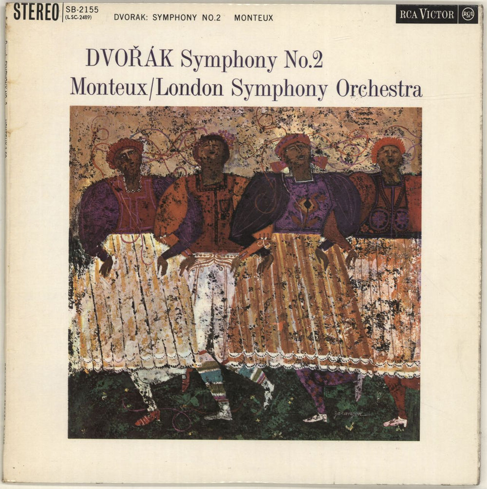 Antonín Dvorák Symphony No.2 in D Minor - 1st UK vinyl LP album (LP record) SB-2155