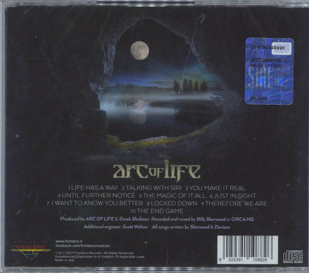 Arc Of Life Arc Of Life - Sealed Italian CD album (CDLP) 8024391108826