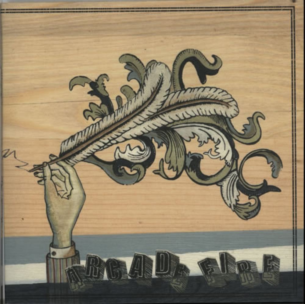 Arcade Fire Funeral - 1st + Booklet UK vinyl LP album (LP record) RTRADLP219