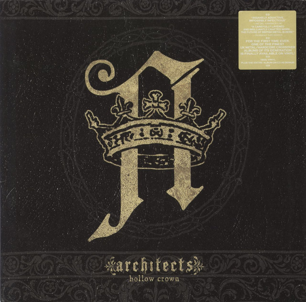 Architects Hollow Crown - 180gram vinyl + CD UK vinyl LP album (LP record) 9978151