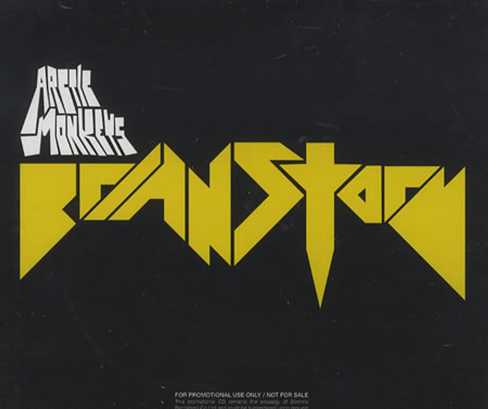 Arctic Monkeys Brianstorm UK Promo CD single (CD5 / 5") RUG254CDP