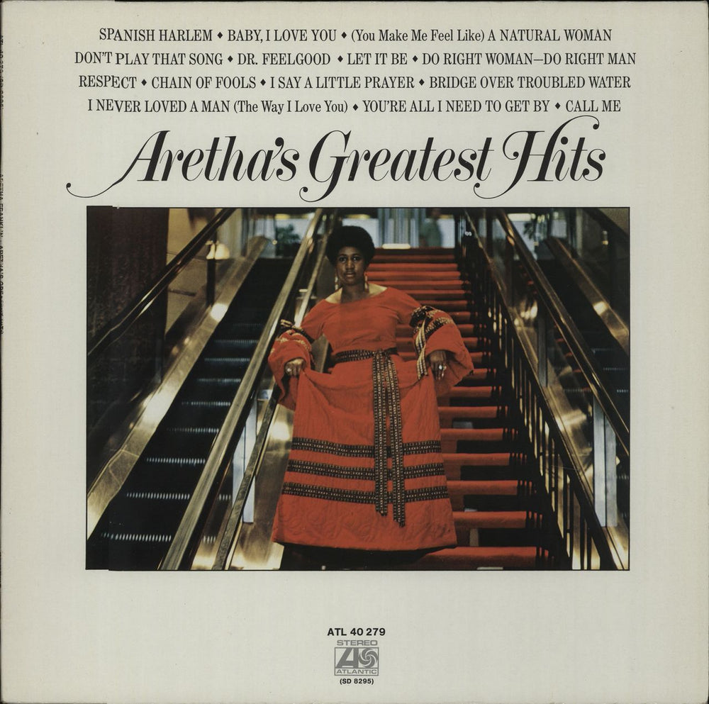 Aretha Franklin Aretha's Greatest Hits German vinyl LP album (LP record) ATL40279