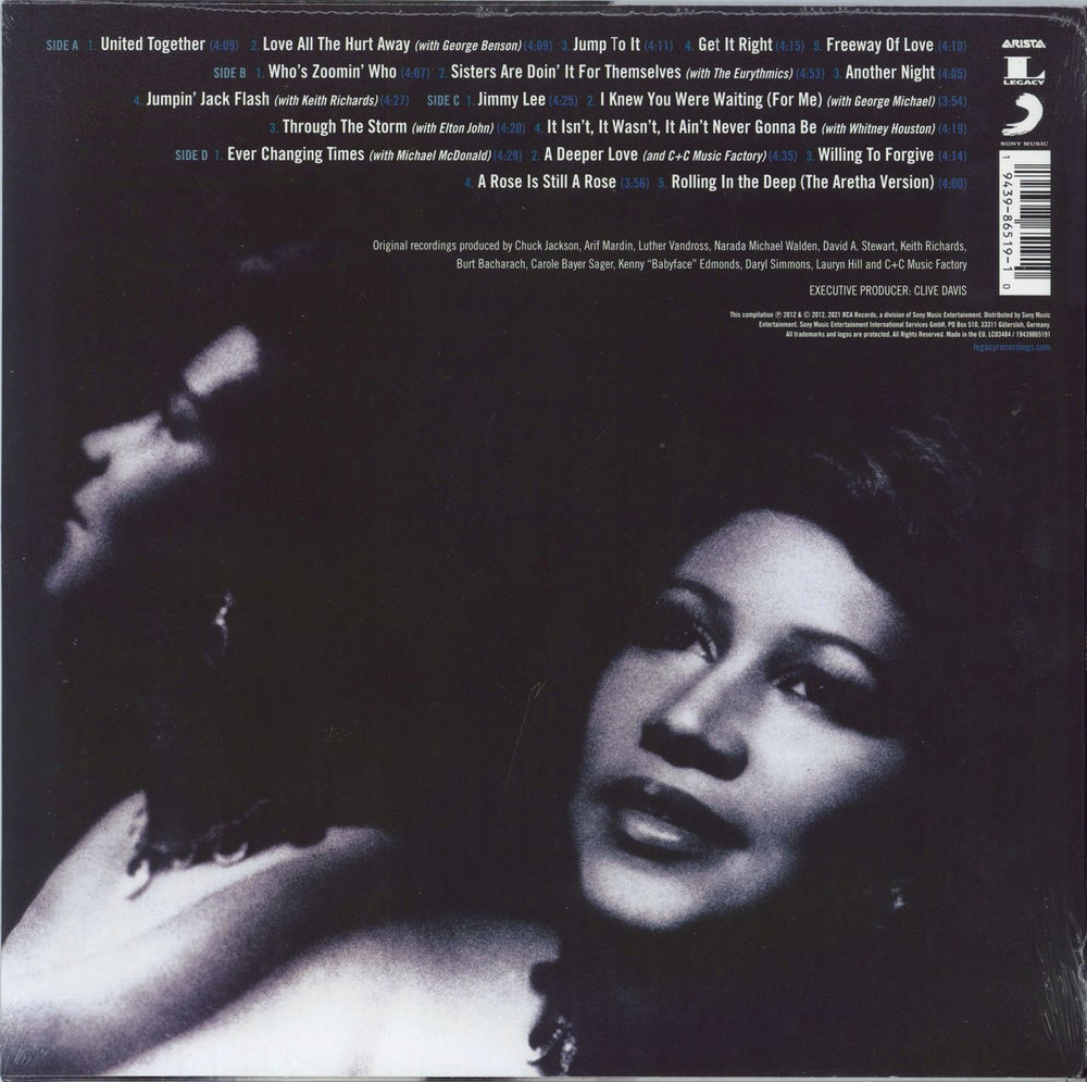 Aretha Franklin Knew You Were Waiting - The Best Of Aretha Franklin 1980- 2014 - Sealed UK vinyl LP album (LP record) 194398651910