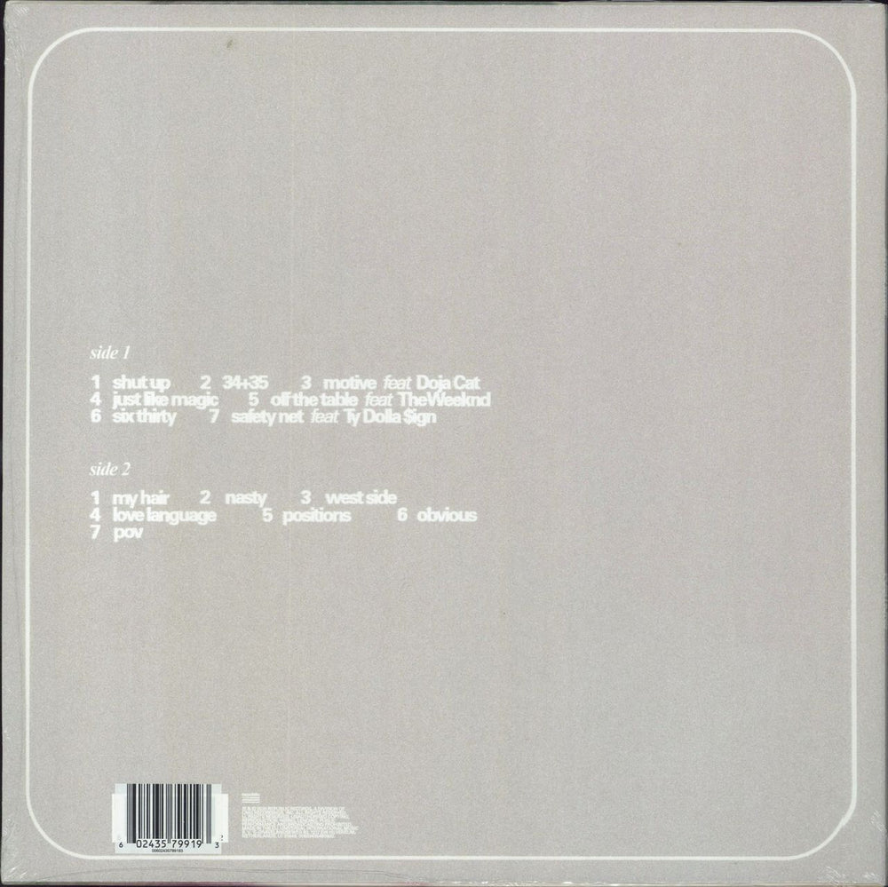 Ariana Grande Positions - Glow In The Dark Vinyl - Sealed UK vinyl LP album (LP record) 602435799193