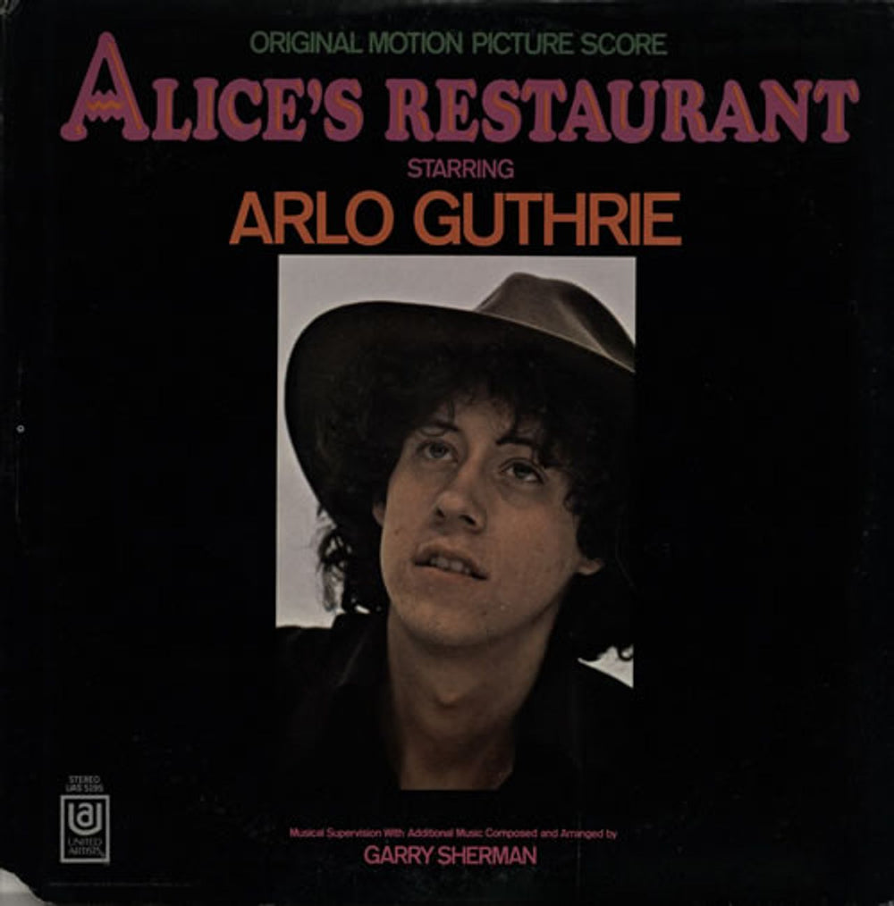 Arlo Guthrie Alice's Restaurant US vinyl LP album (LP record) UAS5195