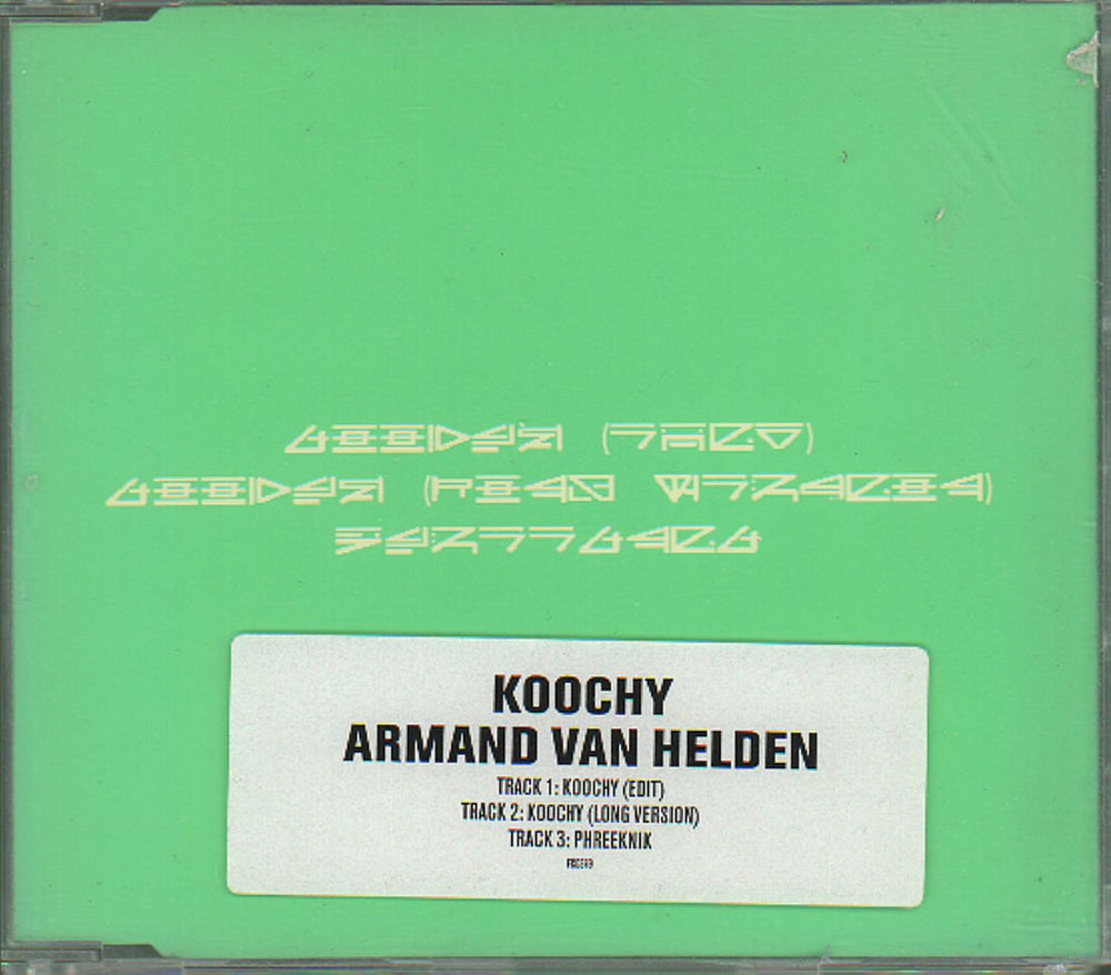 Armand Van Helden Koochy UK CD single (CD5 / 5") FCD379