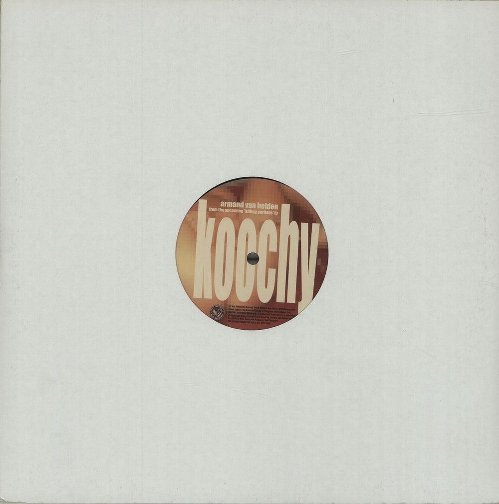 Armand Van Helden Koochy UK Promo 12" vinyl single (12 inch record / Maxi-single) ZARM-13