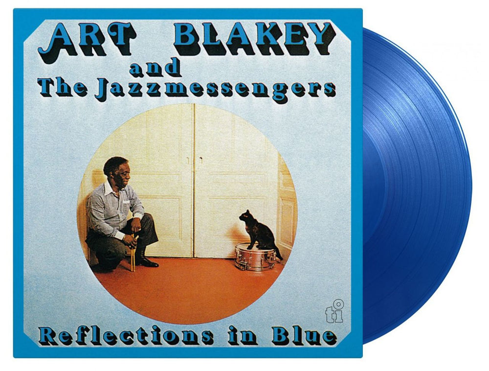 Art Blakey & The Jazz Messengers Reflections In Blue - Translucent Blue Vinyl UK vinyl LP album (LP record) MOVLP3113