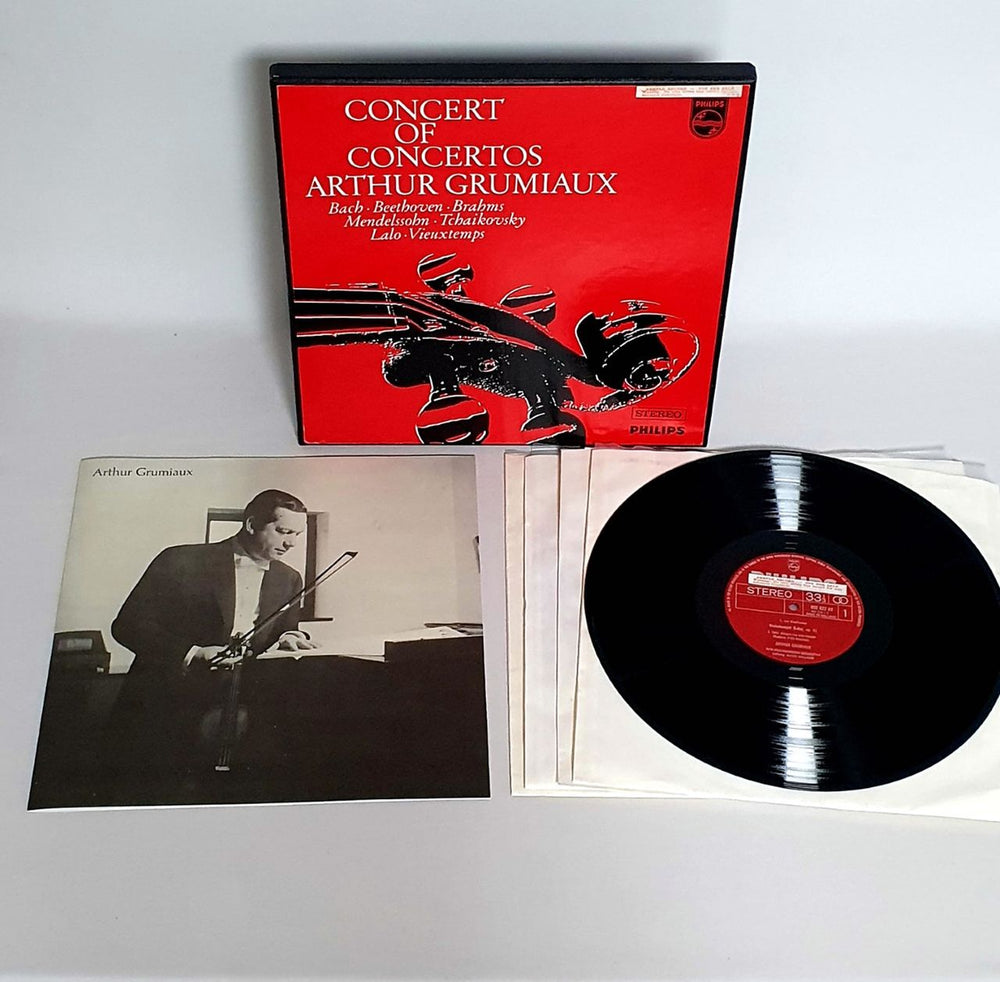 Arthur Grumiaux Concerto Of Concertos - sample stickered Dutch Vinyl Box Set IT8VXCO762332