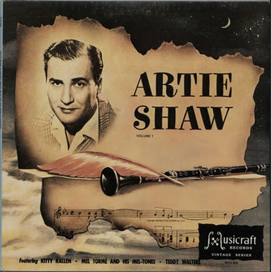 Artie Shaw Clarinet Magic With The Big Band And Strings Volume 1 US vinyl LP album (LP record) MVS-503