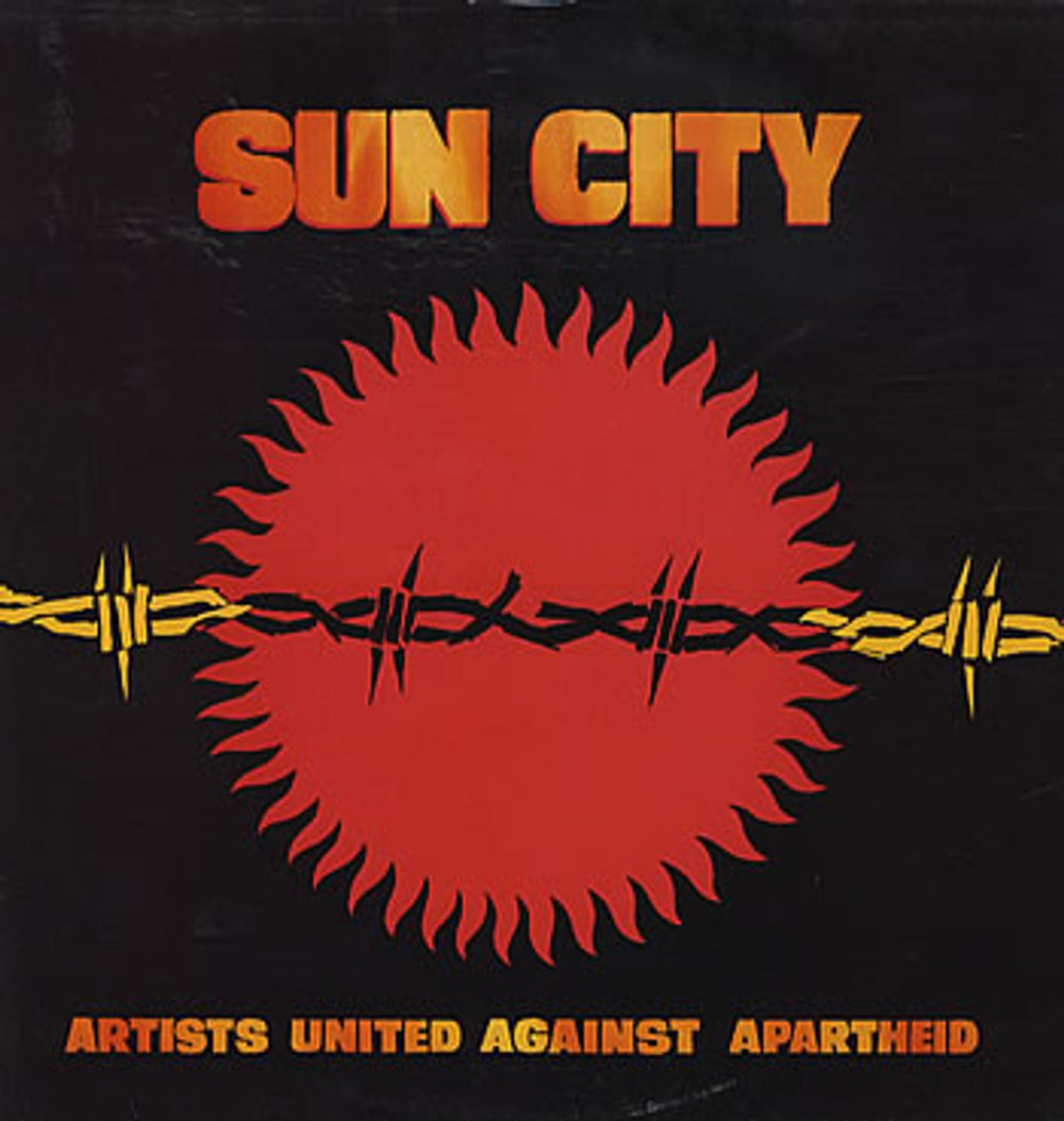 Artists United Against Aparthe Sun City UK vinyl LP album (LP record) MTL1001