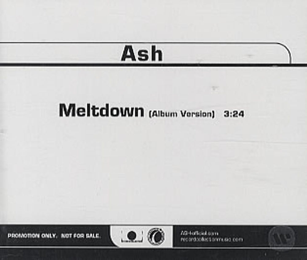 Ash Meltdown US Promo CD single (CD5 / 5") PRO-CDR-101513