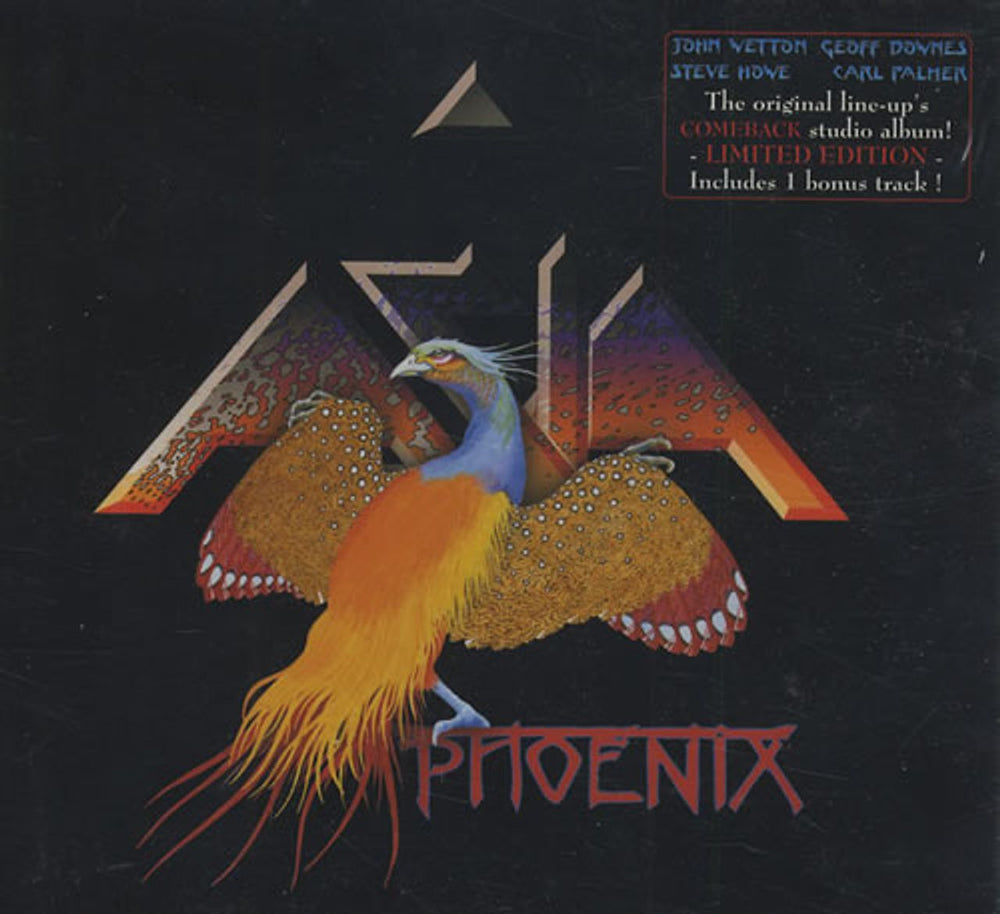 Asia Phoenix Italian CD album (CDLP) FRCD370L