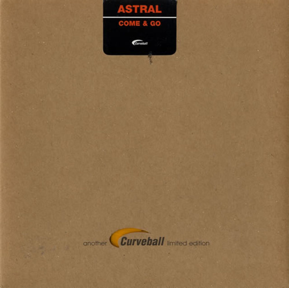 Astral Come & Go - Orange Vinyl UK 7" vinyl single (7 inch record / 45) CURVE1