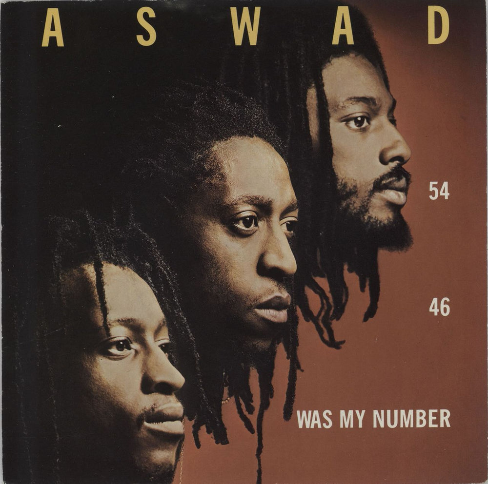 Aswad 54-46 (Was My Number) UK 7" vinyl single (7 inch record / 45) IS170