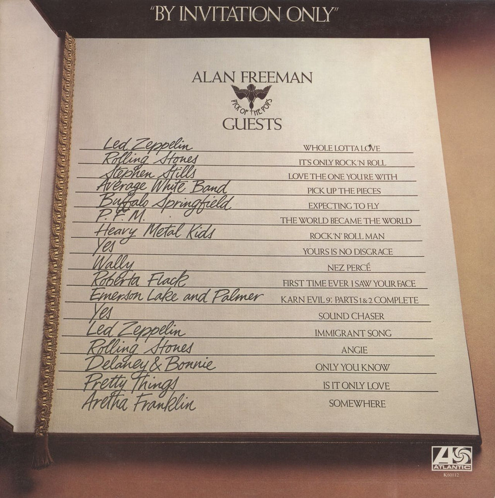 Atlantic Records By Invitation Only UK 2-LP vinyl record set (Double LP Album) K60112