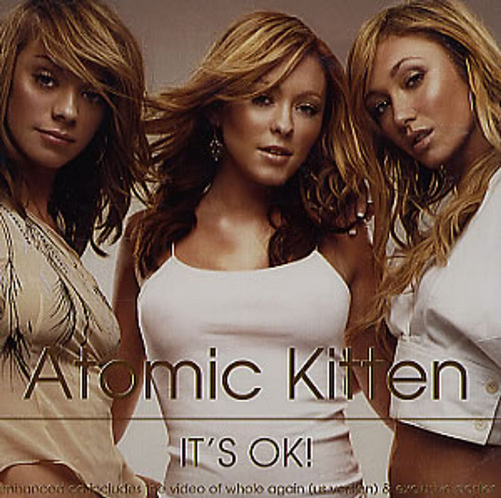 Atomic Kitten It's OK European CD single (CD5 / 5") 546498