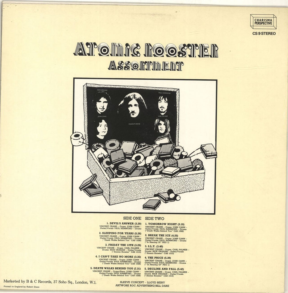 Atomic Rooster Assortment - EX German vinyl LP album (LP record)