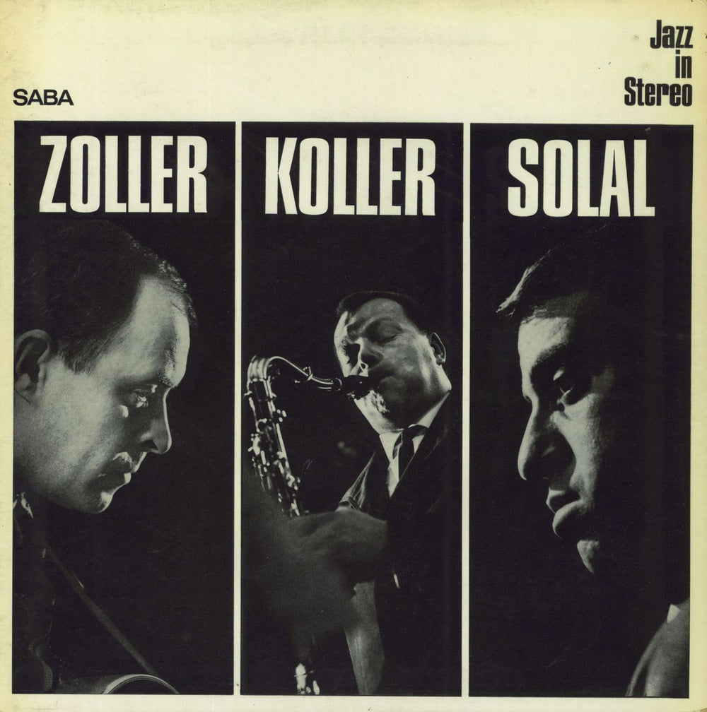 Attila Zoller Zoller Koller Solal German vinyl LP album (LP record) SB15061ST