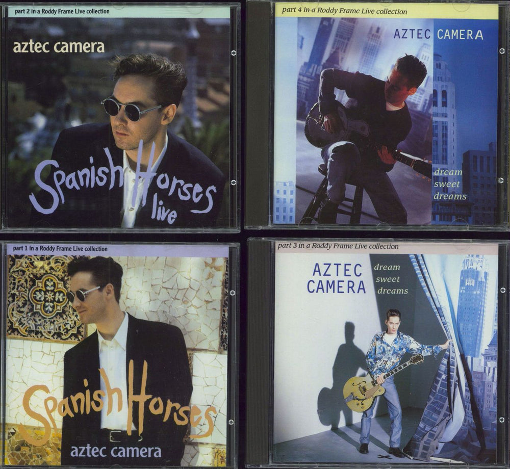 Aztec Camera Roddy Frame Live Collection UK 4-CD album set YZ688CD1/2/3/4