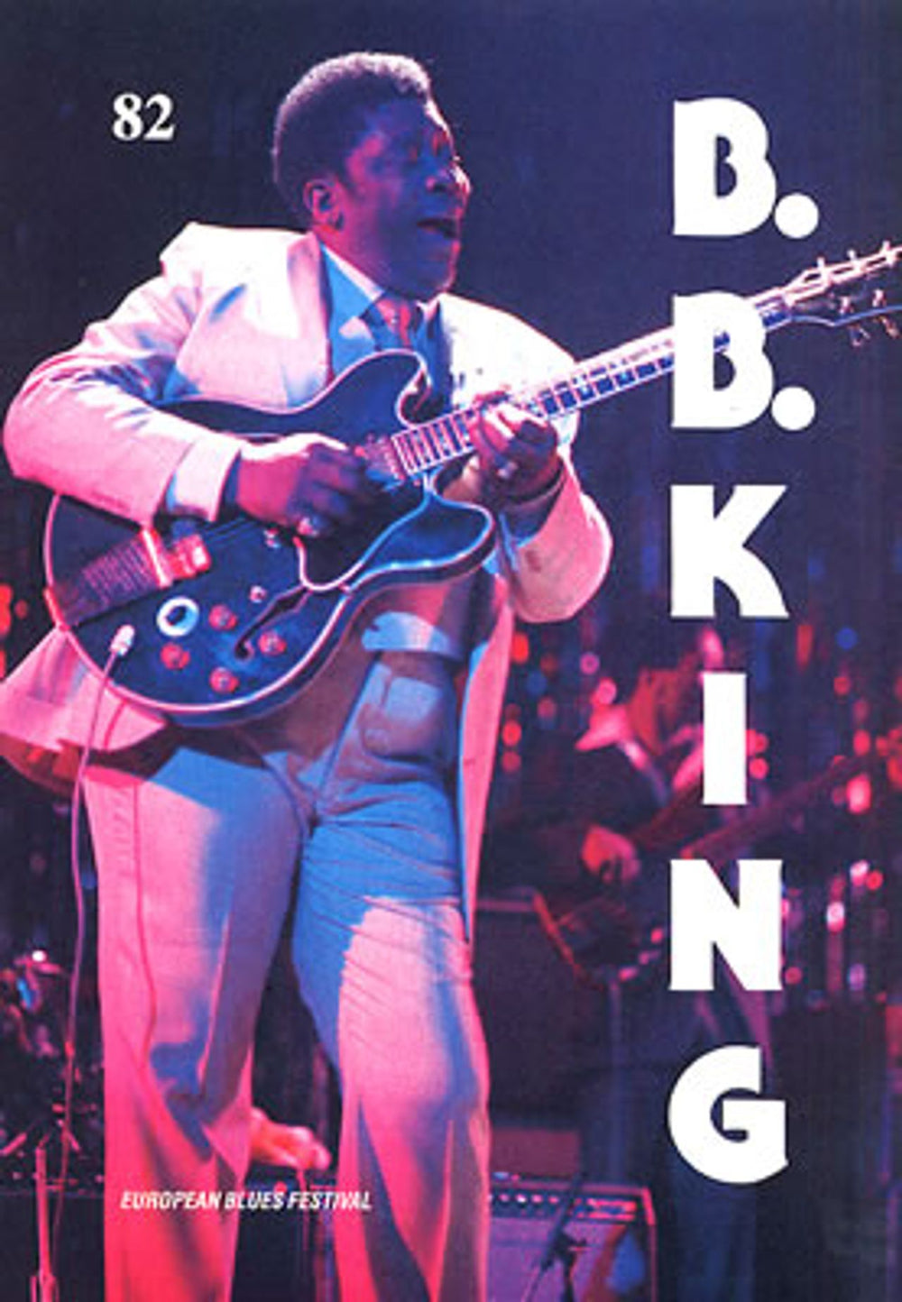 B B King 82 European Blues Festival UK tour programme TOUR PROGRAMME