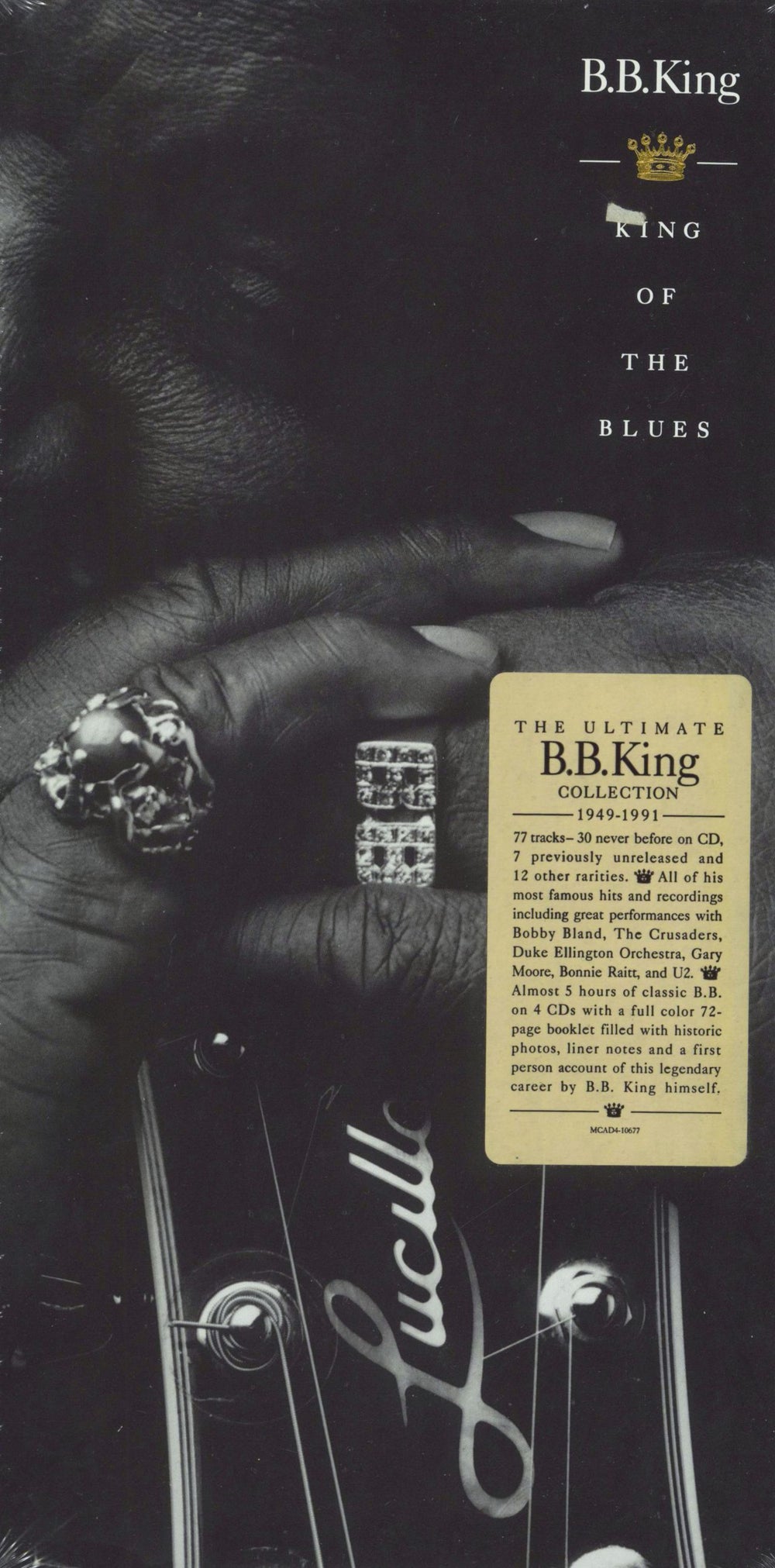 B B King King Of The Blues - Sealed US CD Album Box Set MCAD4-10677