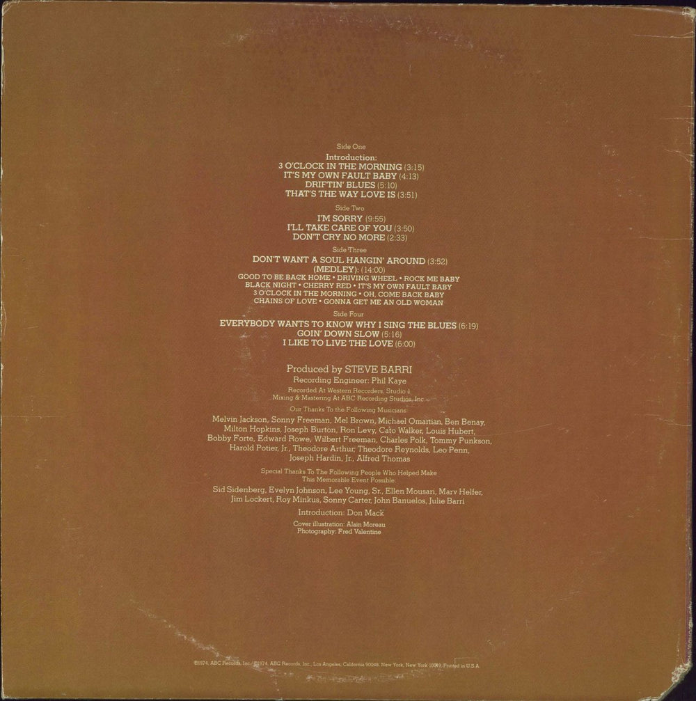 B B King Together For The First Time... Live US 2-LP vinyl record set (Double LP Album)