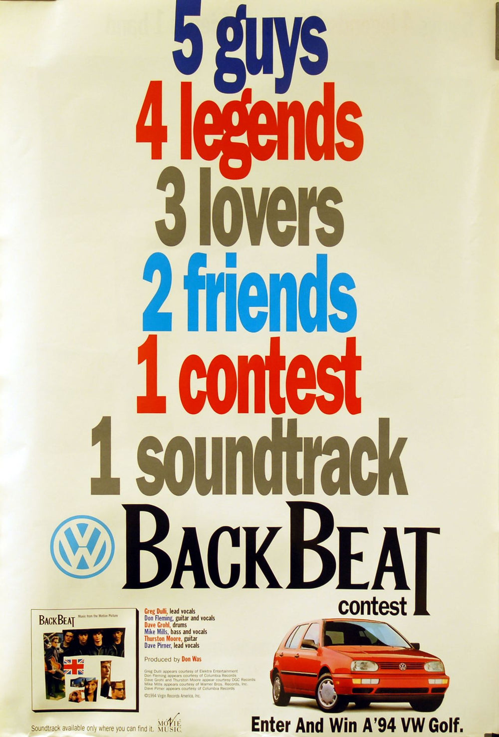 Backbeat Backbeat Poster US Promo poster BBTPOBA40816