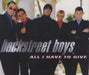 Backstreet Boys All I Have To Give UK CD single (CD5 / 5") JIVECD445